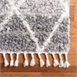 Safavieh Melrose 4' x 6' Shag Rug in Gray and Ivory