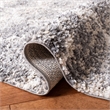 Safavieh Melrose 4' x 6' Shag Rug in Dark Gray and Ivory