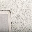 Safavieh Micro-Loop 5' x 8' Hand Tufted Wool Rug in Gray and Ivory