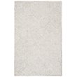 Safavieh Micro-Loop 5' x 8' Hand Tufted Wool Rug in Gray and Ivory