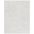 Safavieh Micro-Loop 8' x 10' Hand Tufted Wool Rug in Gray and Ivory