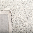 Safavieh Micro-Loop 8' x 10' Hand Tufted Wool Rug in Gray and Ivory