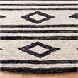 Safavieh Micro-Loop 8' x 10' Hand Tufted Wool Rug in Ivory