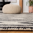 Safavieh Micro-Loop 8' x 10' Hand Tufted Wool Rug in Ivory