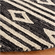 Safavieh Micro-Loop 5' Round Hand Tufted Wool Rug in Charcoal