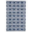Safavieh Micro-Loop 5' x 8' Hand Tufted Wool Rug in Navy and Ivory