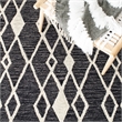 Safavieh Micro-Loop 8' x 10' Hand Tufted Wool Rug in Charcoal