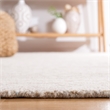 Safavieh Micro-Loop 5' x 8' Hand Tufted Wool Rug in Gray and Ivory