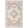 Safavieh Micro-Loop 8' x 10' Hand Tufted Wool Rug in Gray and Rust