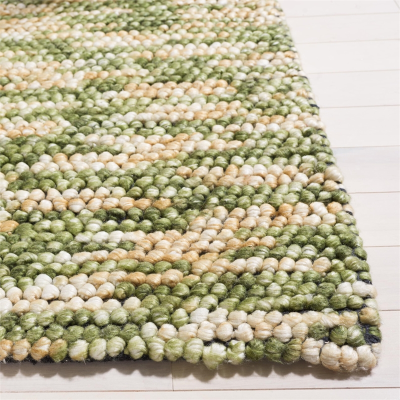 Safavieh Natura 2' x 3' Hand Woven Rug in Yellow and Green
