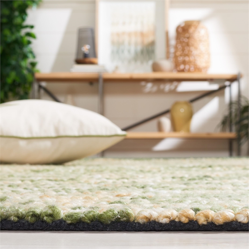 Safavieh Natura 2' x 3' Hand Woven Rug in Yellow and Green