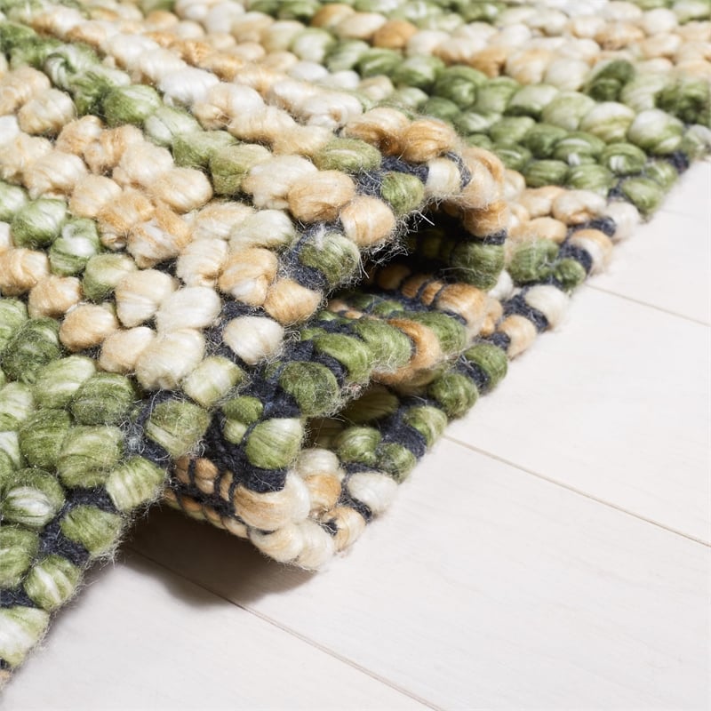 Safavieh Natura 2' x 3' Hand Woven Rug in Yellow and Green