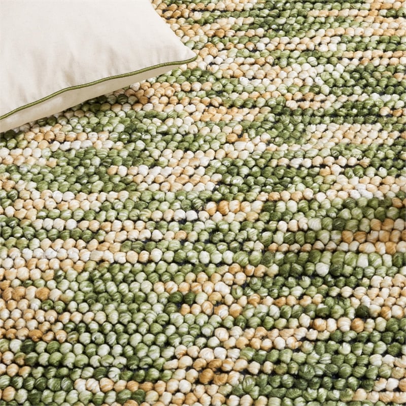 Safavieh Natura 2' x 3' Hand Woven Rug in Yellow and Green