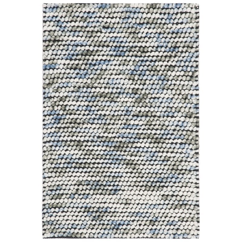 Safavieh Natura 8' x 10' Hand Woven Rug in Blue and Ivory