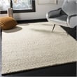 Safavieh Natura 3' x 5' Hand Woven Wool Rug in Ivory