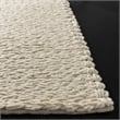 Safavieh Natura 3' x 5' Hand Woven Wool Rug in Ivory