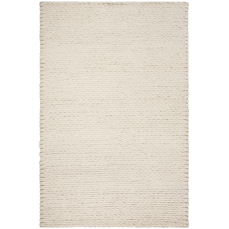 Safavieh Natura 5' x 8' Hand Woven Wool Rug in Ivory