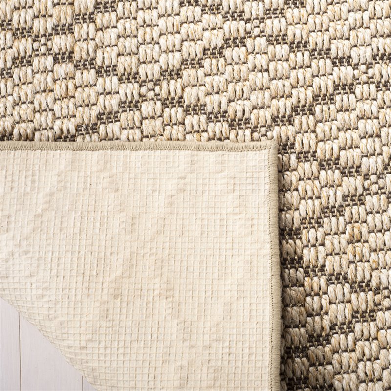 Safavieh Palm Beach 9' x 12' Rug in Beige and Brown