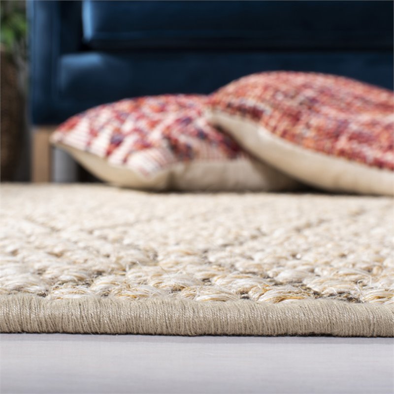 Safavieh Palm Beach 9' x 12' Rug in Beige and Brown