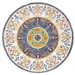 Safavieh Novelty 5' Round Hand Tufted Wool Rug