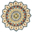 Safavieh Novelty 4' Round Hand Tufted Wool Rug