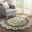 Safavieh Novelty 5' Round Hand Tufted Wool Rug