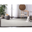 Safavieh Palm Beach 8' x 10' Hand Knotted Rug in Gray and Ivory