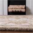 Safavieh Royalty 8' x 10' Hand Tufted Wool Rug in Red and Beige