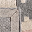 Safavieh 4' x 6' Hand Tufted Wool Rug in Gray and Ivory