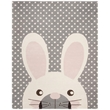 Safavieh 8' x 10' Hand Tufted Rug in Gray and Ivory