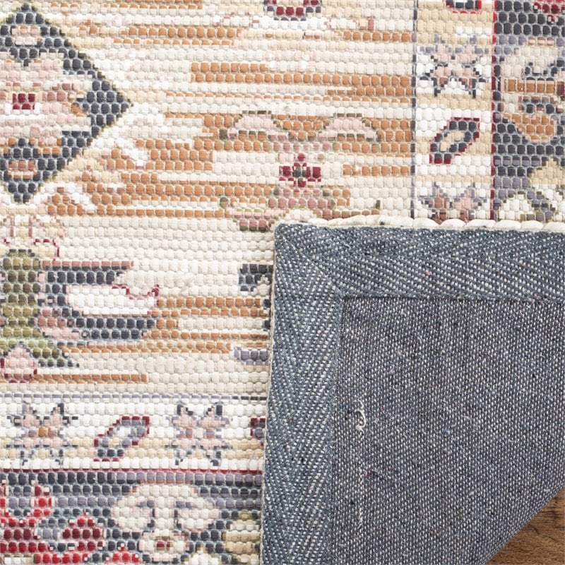Safavieh Saffron 5' x 8' Hand Loomed Rug in Beige and Red