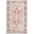 Safavieh Saffron 5' x 8' Hand Loomed Rug in Beige and Red