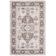 Safavieh Saffron 3' x 5' Hand Loomed Rug in Taupe and Ivory