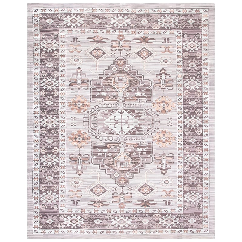 Safavieh Saffron 8' x 10' Hand Loomed Rug in Taupe and Ivory