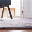Safavieh Saffron 3' x 5' Hand Loomed Rug in Purple and Ivory