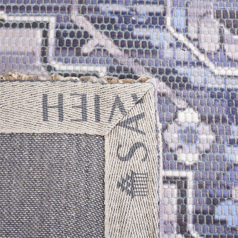Safavieh Saffron 3' x 5' Hand Loomed Rug in Purple and Ivory