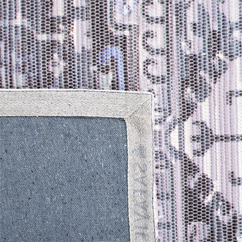 Safavieh Saffron 4' x 6' Hand Loomed Rug in Purple and Ivory