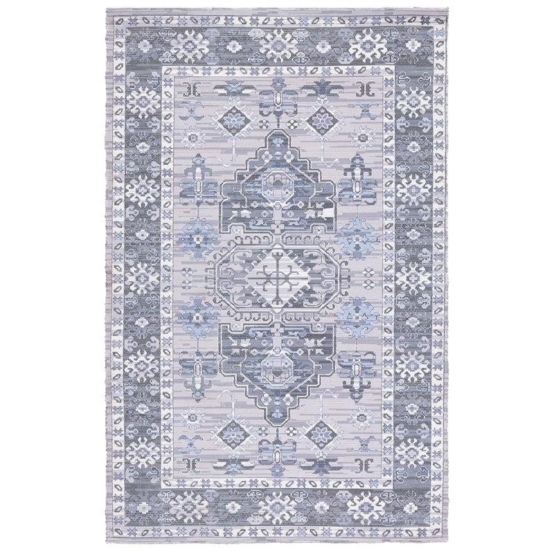 Safavieh Saffron 5' x 8' Hand Loomed Rug in Purple and Ivory