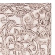 Safavieh Trace 8' x 10' Hand Tufted Wool Rug in Brown and Ivory