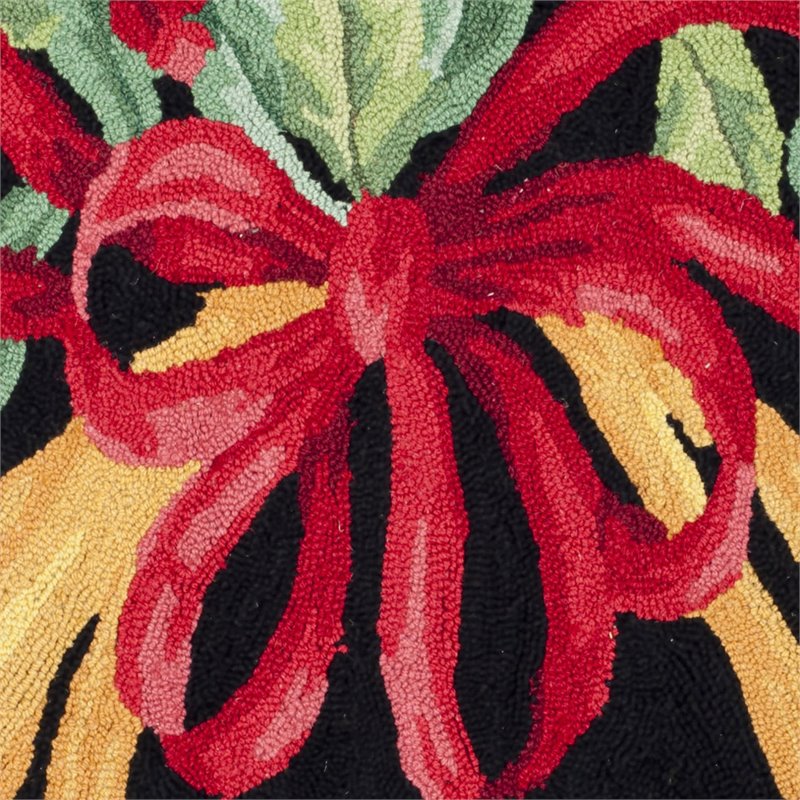 Safavieh Vintage Posters 3' Round Hand Hooked Wool Rug