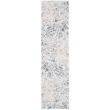 Safavieh Vogue 2' X 8' Polyester Power Loomed Rug In Ivory And Teal