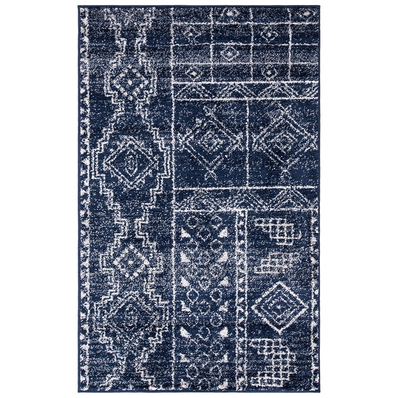 Safavieh Adirondack 3' x 5' Rug in Navy and White