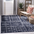 Safavieh Adirondack 8' x 10' Rug in Navy and White