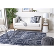 Safavieh Adirondack 8' x 10' Rug in Navy and White