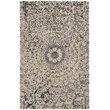 Safavieh Allure 5' x 8' Hand Tufted Rug in Ivory and Charcoal
