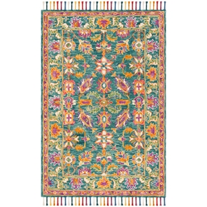 Safavieh Aspen 5'-0&quot x 8'-0&quot Wool Hand Tufted Rug in Turquoise / Purple