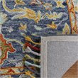 Safavieh Aspen 3' x 5' Hand Tufted Wool Rug in Blue and Rust