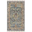 Safavieh Aspen 5' x 8' Hand Tufted Wool Rug in Blue and Rust
