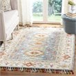 Safavieh Aspen 8' x 10' Hand Tufted Wool Rug in Blue and Ivory