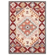 Safavieh Aspen 2' x 3' Hand Tufted Wool Rug in Red and Ivory